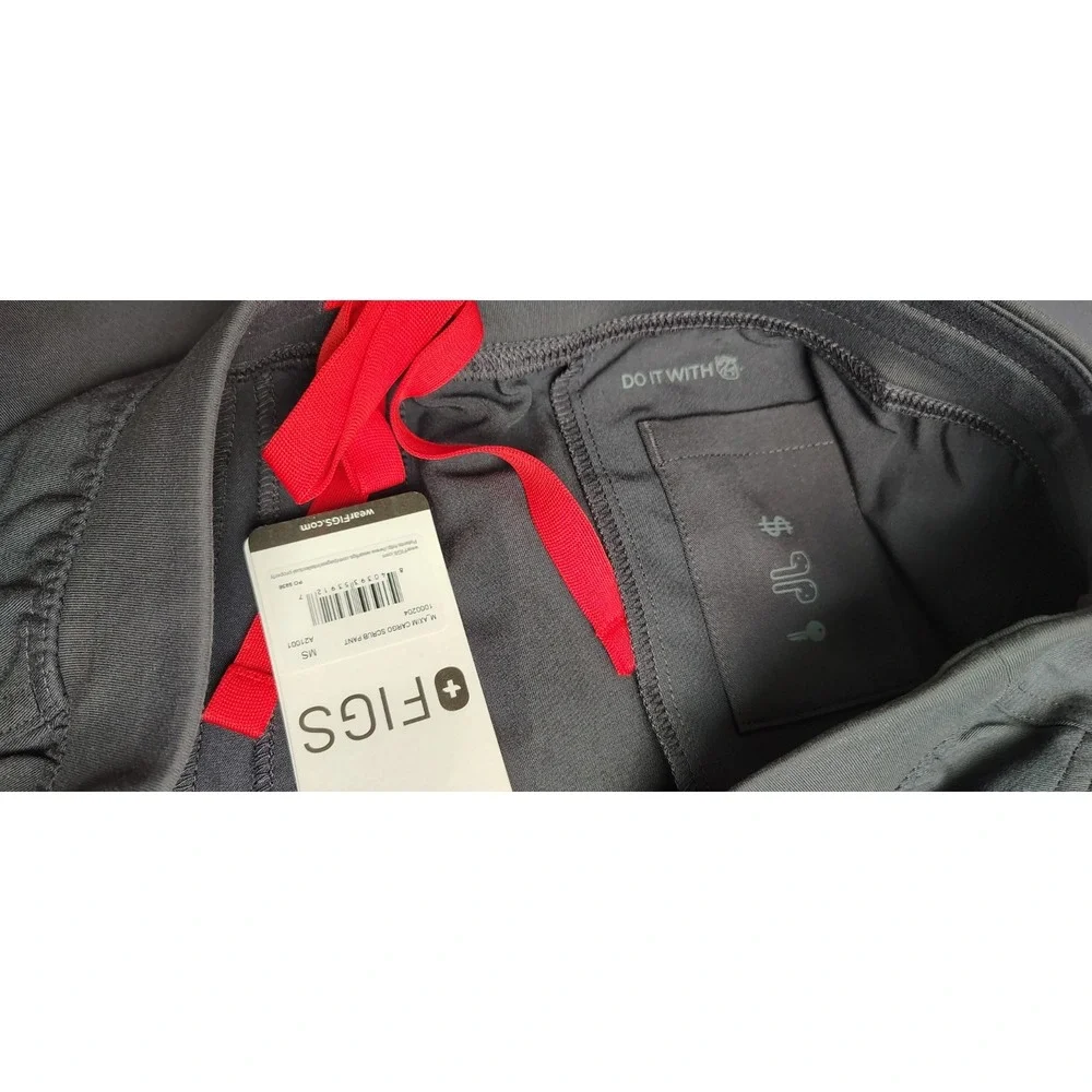FIGS‎ M Axim Cargo Scrub Pants Medical Doctor Nurse Elastic Waist MS